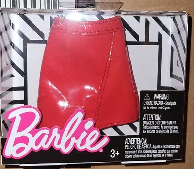 Barbie Muñeca Fashionistas Imitación Cuero Rojo Falda Pull On Ropa Moda 2018 Foto 1 de 3