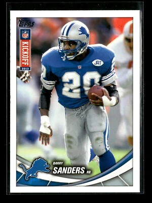 2013 Topps Kickoff #43 Barry Sanders Detroit Lions - Image 1 of 2
