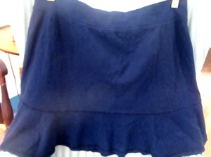 FRESH PRODUCE 100% COTTON JERSEY TIERED SUMMER STROLL STYLE TIERED SKIRT (L) - Picture 1 of 5