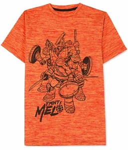 [New] Ninja Turtles Carmelo Anthony TMNT x MELO T-Shirt, Orange Boys XL Size 18 - Picture 1 of 3