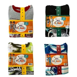 Member's Mark Boy's 4-Piece Mix-N-Match Favorite Pajama Set - Picture 1 of 5