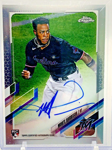 2021 Topps Chrome Rookie Autographs #RAMH Monte Harrison RC