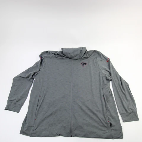 Atlanta Falcons Nike OnField Jacket Men's Gray Used Cover