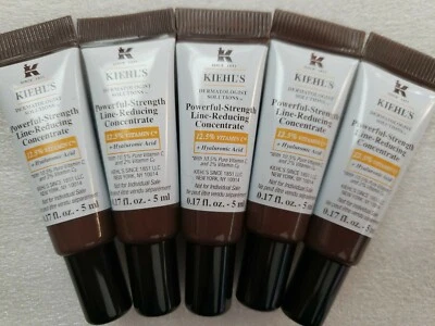 5x Kiehl's Powerful-Strength Line-Reducing Concentrate - 0.17oz Ea (0.85 oz ttl) - Image 1 of 4