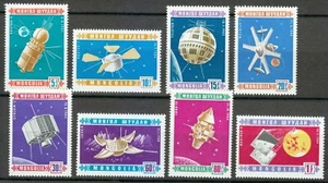 Mongolia 1966 MNH Sc 439-446 Space exploration. Proton. Vostok. Luna ** - Picture 1 of 2