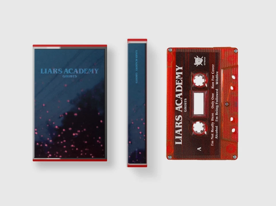 LIARS ACADEMY - GHOSTS CASSETTE CROSS MY HEART EMO ROCK STEADFAST - Image 1 of 1