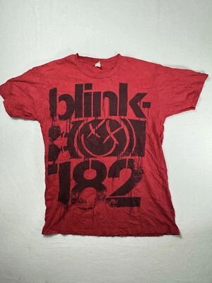 Blink 182 Men’s VTG Logo Shirt 2000s Y2K Red Black Size Small - Image 1 of 4