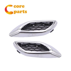 Pair Lateral Air Vent Bright Chrome LH&RH for 2016-2021 Maserati Levante - Bild 1 von 7