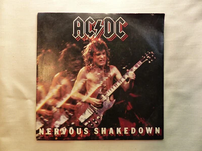 AC/DC ACDC Nervous shakedown PICTURE SLEEVE UK 7" 45 rpm vinyl record RARE!!! - Image 1 of 4
