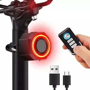Wasserdichte Diebstahlsicherung Alarmleuchte für Fahrrad Elektromobil Motorrad - Bild 1 von 12