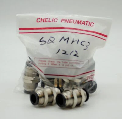 CHELIC SQMH-C3 12-12 Bulkhead union Push to connect Fitting (10 PCS PER BAG) - Image 1 of 4