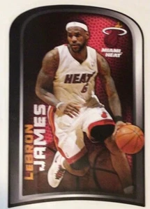 Lebron James Miami Heat Mural fathead decal 13”x18.75” NFL Wall Graphics Decal - Picture 1 of 1