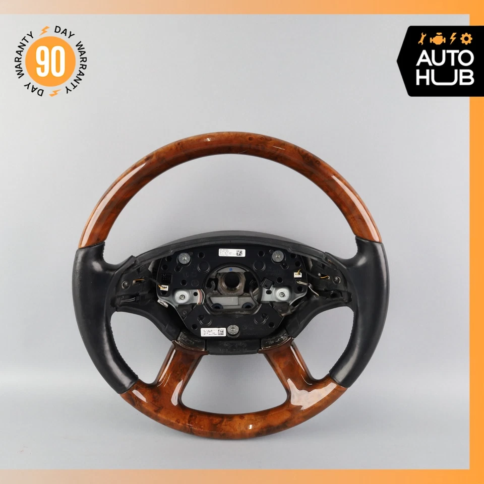 07-10 Volante conductor Mercedes W216 CL600 CL550 con palancas de cambio OEM Foto 1 de 4