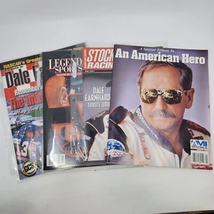 Lot of 4 Magazines Dale Earnhardt GCS Legends Sports Stock Car Racing AMI 2001 - Picture 1 of 22