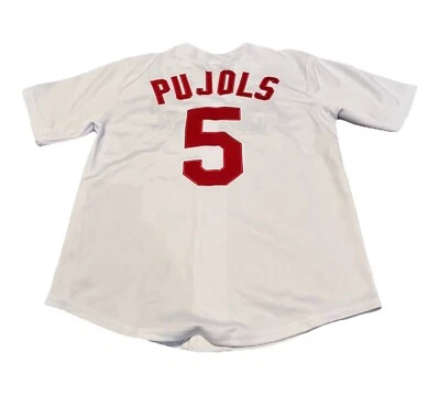 Camiseta Albert Pujols Russell Athletic #5 2004 tamanho 14/16 - Imagem 1 de 4
