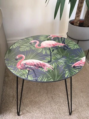 Fabulous Flamingo Side Table Coffee Table Bedside Table - Image 1 of 4