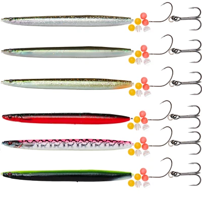 Savage Gear Meerforellenblinker, 12,5cm 20g 3D Soft Line Thru Sandeel, Blinker