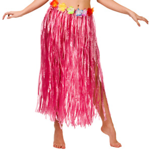 Robe de fête hawaïenne hula herbe 80 cm de long jupe Luau costume de danse de plage OS PS