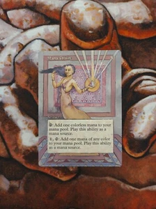 Magic the Gathering Mana Prism Hand Painted Unique Custom MTG Alter - Picture 1 of 1