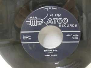BOBBY DARIN nr mint 45 rpm NATURE BOY b/w LOOK FOR MY TRUE LOVE - Picture 1 of 2