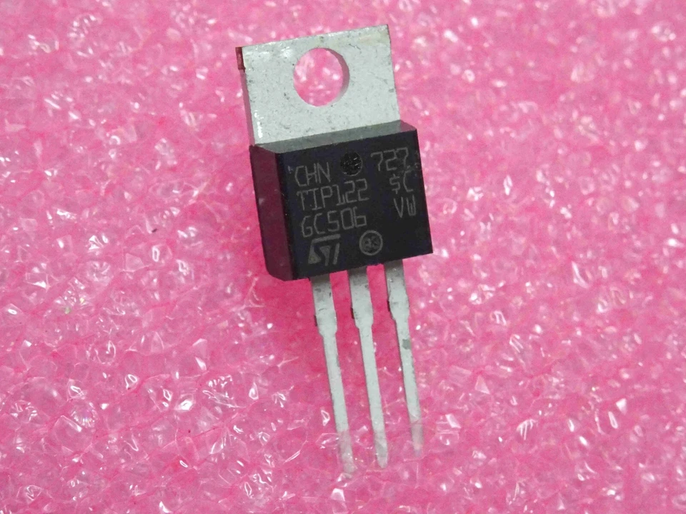 1 x Stmicroelectronics TIP122 Npn Darlington Paire 8 A 100 V Hfe 1000 3-pin To