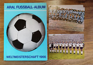 ARAL - Fußball Album WM 1966 - Sammelalbum vollständig + 7 zusätzliche Bilder