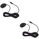 2 Pack Microphone For Laptop Car Stereo Flexible Auto Wired Computer