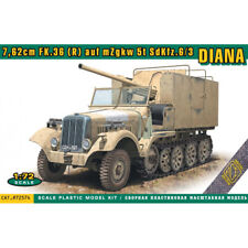 Scale 1/72 Sdkfz.6/3 Diana 7.62cm Fk.36 (R) on mZgkw 5t. Ace 72574 Plastic Model