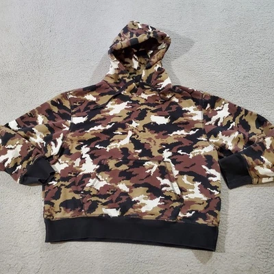 Sudadera con Capucha Rag & Bone Para Hombres 2XL XXL Marrón Verde Camuflaje Pullover Sudadera Algodón Foto 1 de 4