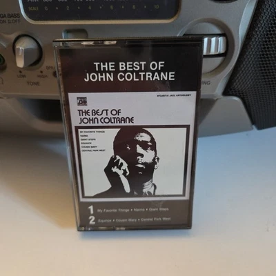 The Best of John Coltrane Cassette * Tested Jazz Album Atlantic CS 1541 1984  - Image 1 of 4