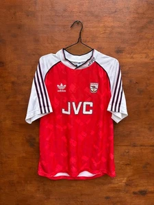 CAMISETA DE FUTBOL LOCAL ARSENAL ADIDAS ORIGINALES 1990/1992 TALLA L REEDICIÓN ADULTO - Imagen 1 de 10