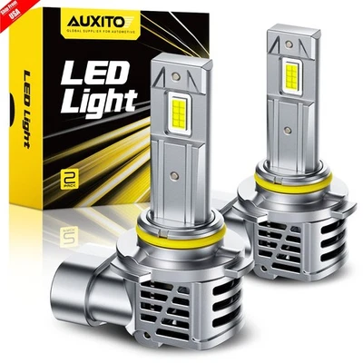 AUXITO 9005 HB3 LED Headlight Kit Low Beam Bulbs Canbus Super Bright 6500K White Foto 1 de 4