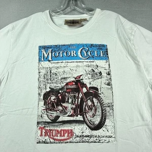 Camiseta Triumph Motorcycle Steve McQueen para hombre 2XL estilo póster nueva sin etiquetas - Imagen 1 de 11