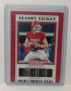 2019 Panini Contenders Draft Picks - Season Ticket Baker Mayfield #12 Draft... - Picture 1 of 2