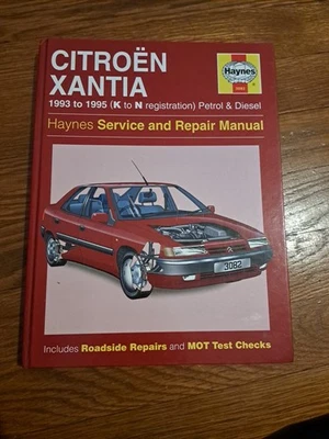 Haynes Manual Citroën Xantia 1993 - 1995 - Image 1 of 2
