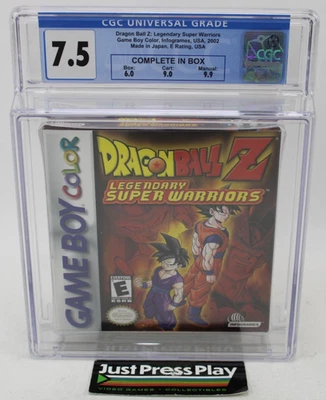 Dragon Ball Z: Legendary Super Warriors Nintendo Game Boy Color CIB CGC 7.5 - Image 1 of 4