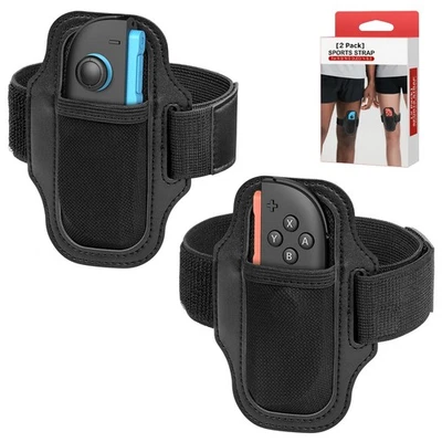 [2 Pack] Leg Strap for Nintendo Switch/Switch 2 - Sports Play Soccer/Switch R... - Image 1 of 4
