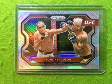 TONY FERGUSON SILVER PRIZM CARD UFC 1st Prizm 2021 Panini Prizm UFC SIlver Prizm