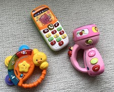 Vtech Interactive Handheld Baby Toys Tambourine Flashlight Telephone Musical