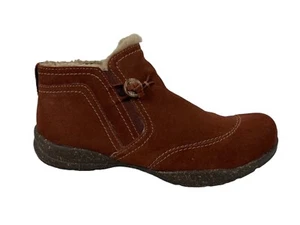 Clarks Roseville Aster Casual Boot Womens Boot Size 10 N Suede Brown NWOB - Picture 1 of 11