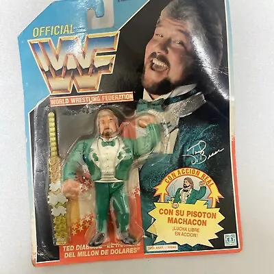 TED DIABIASE THE MILLION DOLLAR MAN WWF HASBRO 1991 EDICION ESPAÑOLA - Imagen 1 de 4