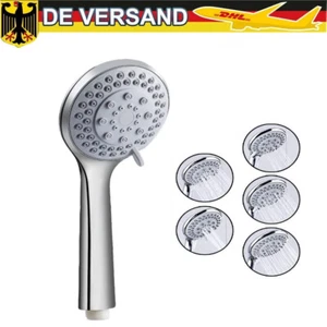 Duschkopf Hochdruck Handbrause Duschbrause Wassersparend mit Schlauch 5Modi 1.5m - Bild 1 von 13