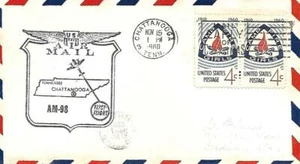 Airmail First Flight Chattanooga TN November 15 1960 AAMC#98E64 - Picture 1 of 1