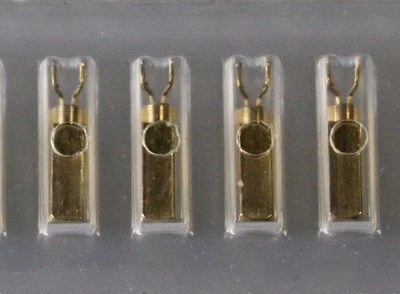 NUEVO **Lote de 10** Tenedor de Afinación Cristal 32.768kHz MICRO MS2V-TS DORADO Foto 1 de 4