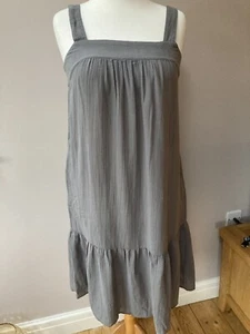 Vestido para mujer White Company talla 10 gris sin mangas cuello cuadrado - Imagen 1 de 7