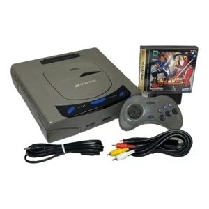 Consola Sega Saturn Gris con Mando,1 Juegos Último Bronx/JAPÓN Probado - Imagen 1 de 9