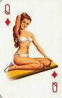 Pin-Up By Van Genechten 1955 Single Swap Playing Card 