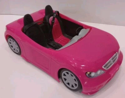 Barbie 2016 Mattel Glam Pink Glitter Convertible 2 Plazas Muñeca Coche/Cinturón de Seguridad Foto 1 de 4