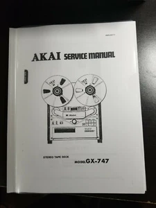 AKAI GX-747 SERVICE MANUAL(COPY) - Picture 1 of 4