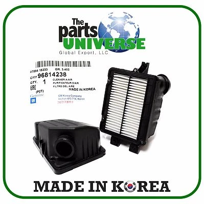 ПОДЛИННЫЙ подходит для 04 08 Chevrolet Aveo очиститель воздуха фильтр коробка OEM 96814238 42386920 - Изображение 1 из 4